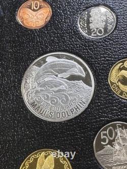 2010 New Zealand 6 Coins Proof Set with Dolphin Coin Only 1,500 Sets