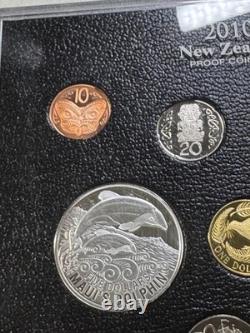 2010 New Zealand 6 Coins Proof Set with Dolphin Coin Only 1,500 Sets