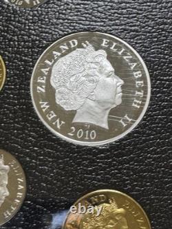 2010 New Zealand 6 Coins Proof Set with Dolphin Coin Only 1,500 Sets