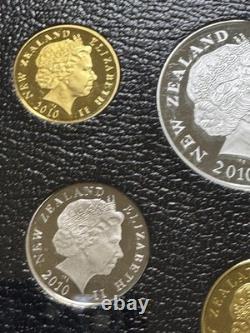 2010 New Zealand 6 Coins Proof Set with Dolphin Coin Only 1,500 Sets