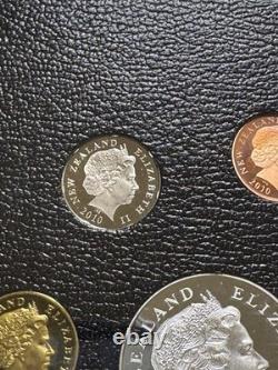 2010 New Zealand 6 Coins Proof Set with Dolphin Coin Only 1,500 Sets