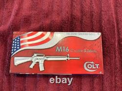 2010 Niue M16 Colt 5.56mm Colored Proof Coin 1oz. 999 Silver New Zealand Mint