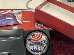 2010 Niue M16 Colt 5.56mm Colored Proof Coin 1oz. 999 Silver New Zealand Mint