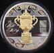 2011 New Zealand 1 Oz Silver Proof Coin Rugby World Cup Webb Ellis Cup