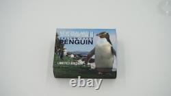 2011 New Zealand $5 Yellow-Eyed Penguin Silver Proof Coin