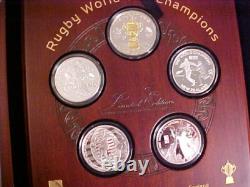 2011 Rugby World Cup Championship Proof set. MAGNIFICENT Beauties