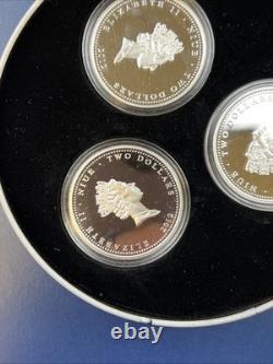 2012 New Zealand and Mint (Niue) WWII Nose Set 3 x 1 oz Silver Coin Set