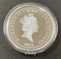 2012 R. M. S. Titanic 1 ozt. 999 Silver Proof Niue New Zealand Mint, OGP & COA