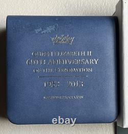 2013 1oz Silver Coin Queen E II 60th Anniversary of the Coronation New Zealand