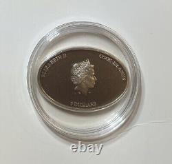 2013 Cook Island PR $5 SS Republic Odyssey 25g Silver Coin MINTAGE ONLY 1865 pcs