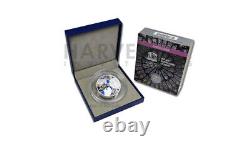 2013 French 50 Notre Dame 850 Year Anniversary 5 Oz Silver Coin With Enamel