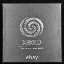 2013 New Zealand 1 Oz Silver Coin? Koru Proof? Ogp Maori Art 999 Fine? Trusted