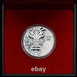 2013 New Zealand 1 Oz Silver Coin? Koru Proof? Ogp Maori Art 999 Fine? Trusted