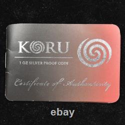 2013 New Zealand 1 Oz Silver Coin? Koru Proof? Ogp Maori Art 999 Fine? Trusted