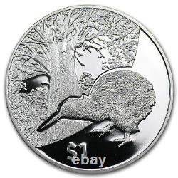 2013 New Zealand 1 oz Silver Treasures $1 Kiwi Proof SKU #72183