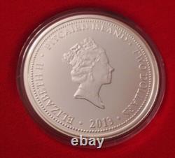 2013 New Zealand Mint 1 Oz Gold Gilded Silver Proof! Mintage Of 2,013