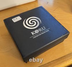2013 New Zealand S $1 Silver Proof Koru Maori Art Original Mint Packaging Coin