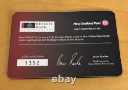 2013 New Zealand S $1 Silver Proof Koru Maori Art Original Mint Packaging Coin