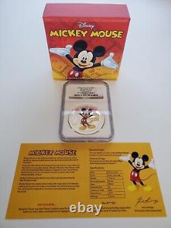 2014, 1-Oz. Silver Proof, Disney Mickey and Friends 6 Coin Set, New Zealand Mint