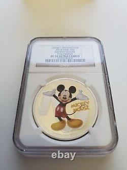 2014, 1-Oz. Silver Proof, Disney Mickey and Friends 6 Coin Set, New Zealand Mint