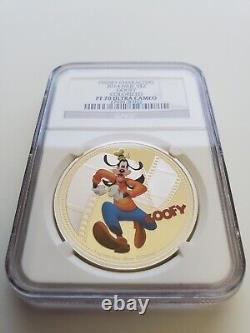 2014, 1-Oz. Silver Proof, Disney Mickey and Friends 6 Coin Set, New Zealand Mint