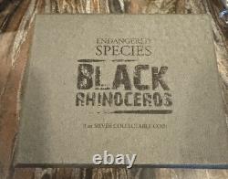 2014 1oz Silver Proof Coin. 999 $2 Niue Black Rhinoceros's RARE