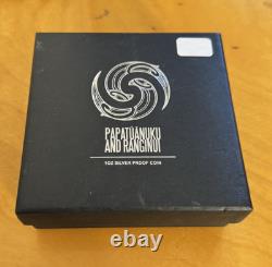 2014 New Zealand 1 oz Silver Proof Maori Art Dollar OMP Coin