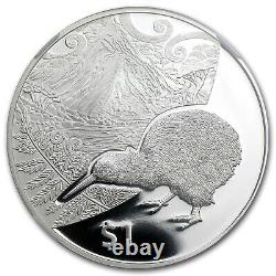 2014 New Zealand 1 oz Silver Treasures $1 Kiwi PF-70 NGC SKU #81089