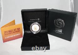 2014 New Zealand Silver 1 Oz 999 Papatuanuku Ranginui $1 Proof Gold Plated Coin