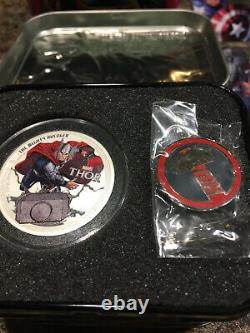 2014 Niue Marvel The Avengers $2 Silver Proof 4 Coin Fully Complete Set