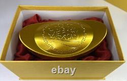 2014 Niue Silver 1 Troy Oz Year Of The Horse Gold Gilted With Box NZ Mint No COA