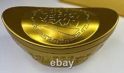 2014 Niue Silver 1 Troy Oz Year Of The Horse Gold Gilted With Box NZ Mint No COA