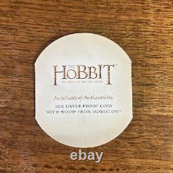 2014 The Hobbit Bag End 1oz Silver Proof Coin Middle Earth Prequel to LOTR