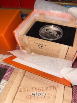 2015 Bengal Tiger Endangered Species 1oz Silver Proof Coin With Box
