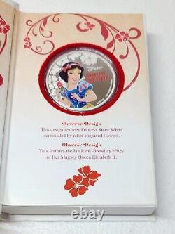 2015 Disney Princess Snow White 1oz Silver Coin $2 Limited Edition New Zealand