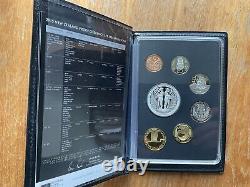 2015 New Zealand proof set with silver ANZAC coin