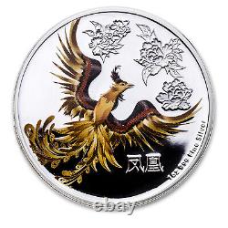 2015 Niue 1 oz Silver $2 Feng Shui Phoenix (withBox & COA) SKU #90617