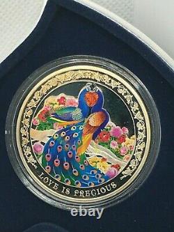 2015 Niue $2 1oz Proof Silver Coin Love Is Precious Mintage 3000