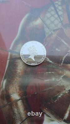 2015 Niue $2 Vietnam Veterans Memorial 1 oz. 999 Silver Proof America's Parks