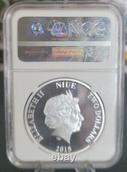 2015 Niue CERBERUS Greek Mythology Creatures 1oz Silver Coin NGC PF 70 Ultra Cam