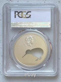 2015 PCGS PR70 New Zealand 1oz Solid Silver Coin Kiwi Silhouette Bird