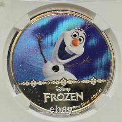 2016 NIUE $2 DISNEY FROZEN OLAF NGC PF68 UC 999 SILVER COIN snowman