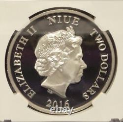 2016 NIUE $2 DISNEY FROZEN OLAF NGC PF68 UC 999 SILVER COIN snowman