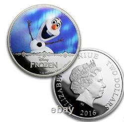 2016 NIUE $2 DISNEY FROZEN OLAF NGC PF68 UC 999 SILVER COIN snowman