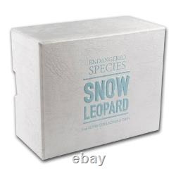2016 Niue 1 oz Silver Endangered Species Snow Leopard