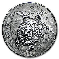 2016 Niue 2 oz Silver $5 Hawksbill Turtle