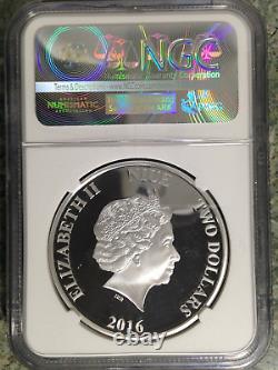 2016 Niue NGC First Day of Issue PF70 Star Wars Classic R2-D2 1 oz Silver