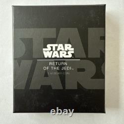 2017 $2 1oz. 999 Silver Star Wars Coin Return of the Jedi New Zealand Mint