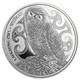 2017 New Zealand 1 Oz Silver $5 Annual Coin Laughing Owl