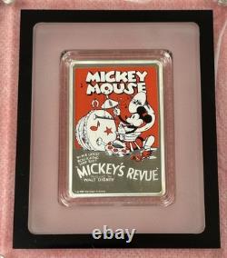 2017 New Zealand 2 Dollars 1oz. 999 Silver. Disney 1930's Mickey Revue. #7700